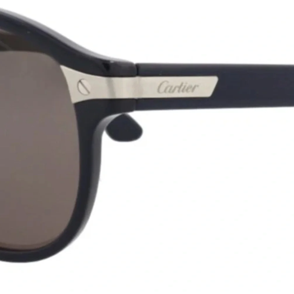 Santos Cartier Dark Frame Sunglasses made in France with code.